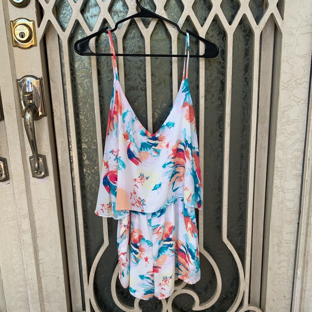 Saks Fitfth Avenue Floral Romper